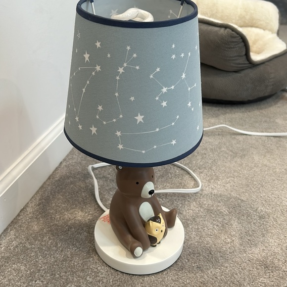 Bear and owl lamp - Picture 6 of 12